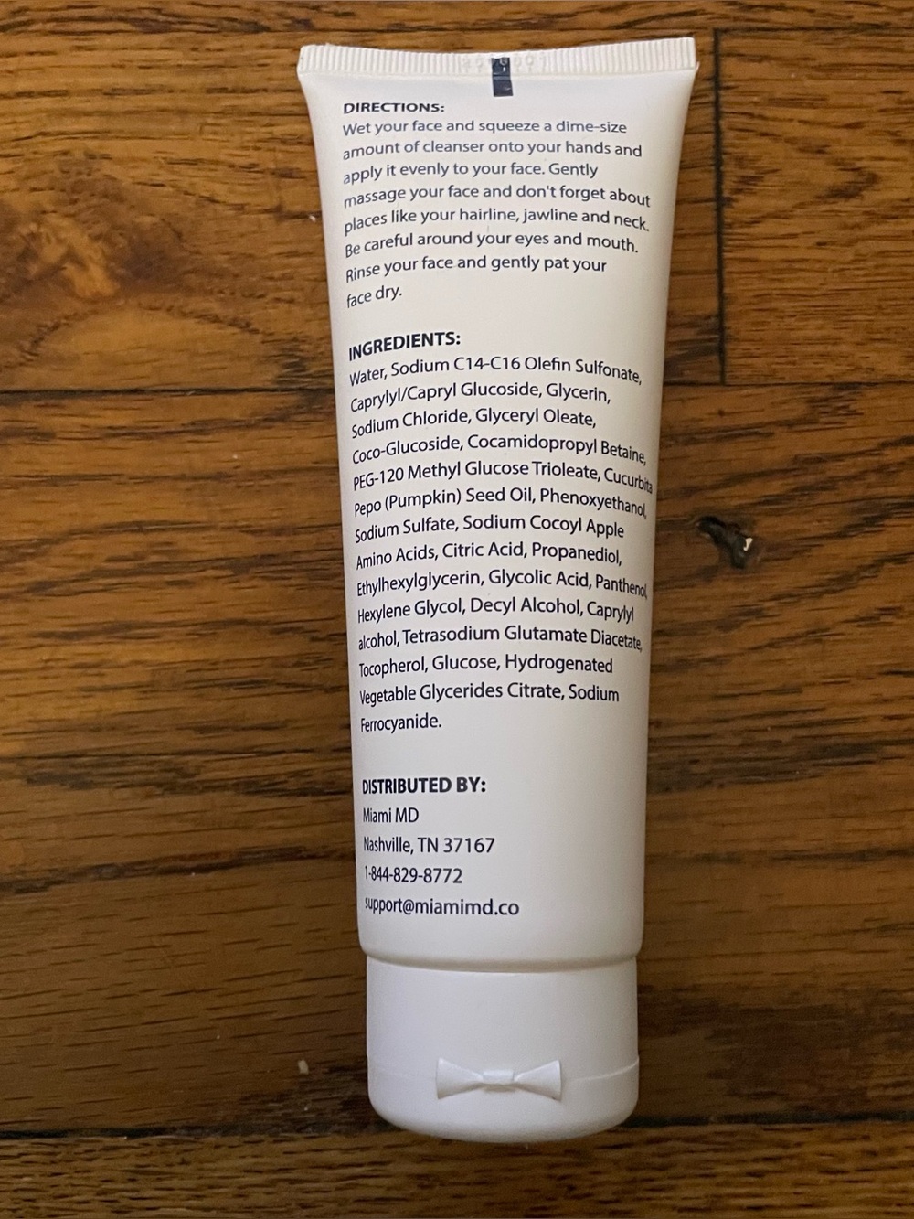 MIAMIMD Facial Cleanser Gentle Foaming Exfoliator 3.75 fl oz New Sealed - Picture 5 of 5